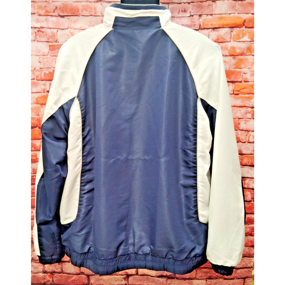 Dallas Cowboys Reversible Coat Mens Large Navy White NFL Football Sports8 - Picture 8 of 12